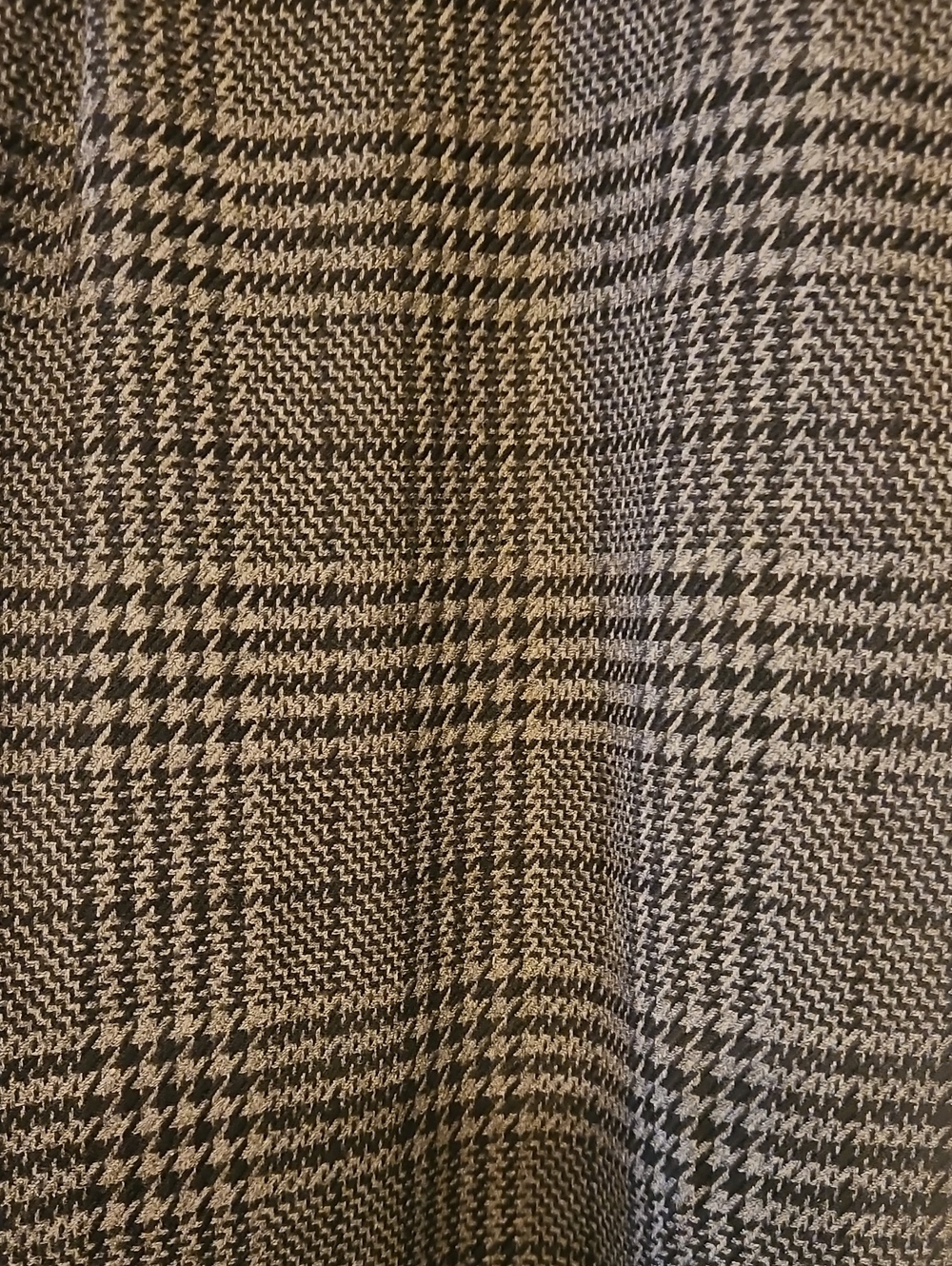 Lee Black and Gray Plaid Midrise Dress Pants - Picture 4 of 4